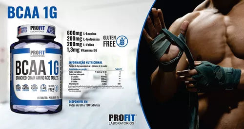 BCAA Aminoácidos en pote de 120g - Profitlabs
