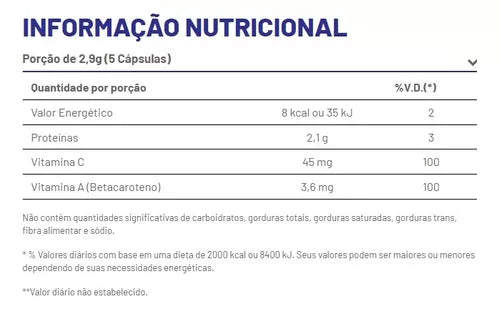Colágeno Hidrolizado C/ Beta. + Vit C 150caps - Profit Labs