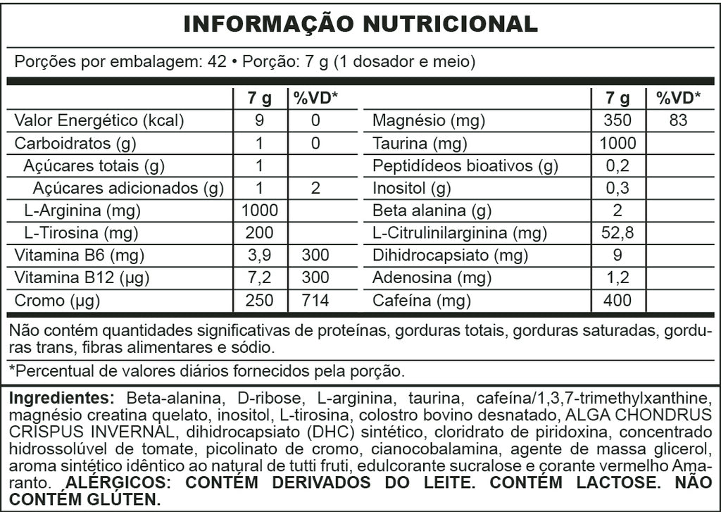 Psicho Killer Pre Entreno 294g - Demons Lab