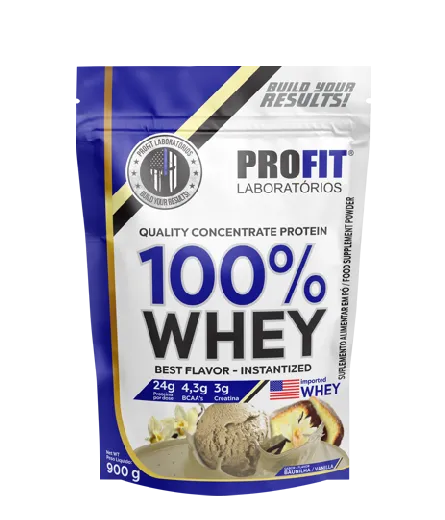 100% WHEY QUALITY CONCENTRATE PROTEIN PROFIT 900g