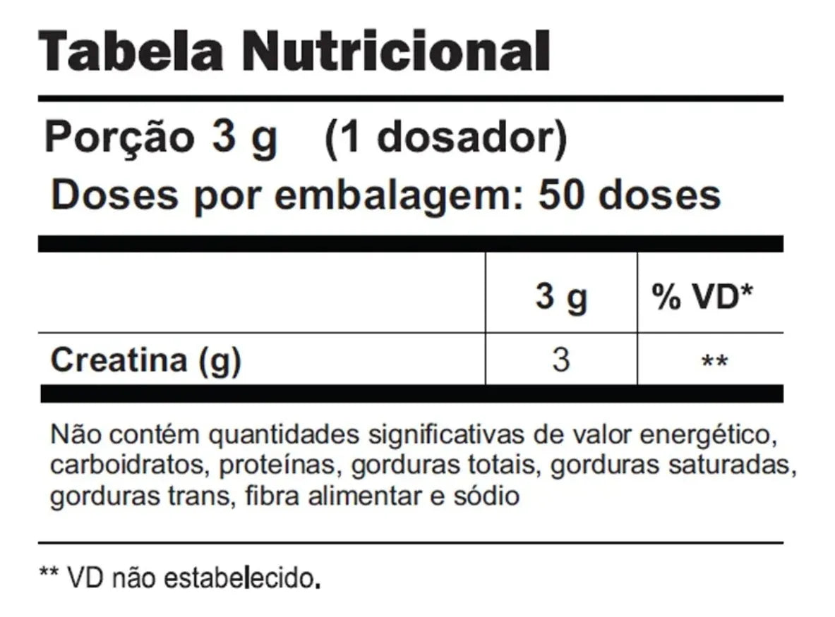 Creatina monohidratada 100% pura 300g - Shark Pro
