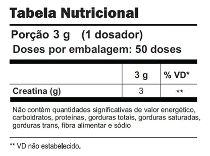 Creatina monohidratada 100% pura 300g - Shark Pro