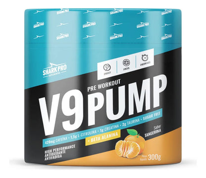 Pre Workout V9 PUMP 300g  - Shark Pro