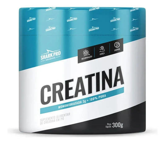 Creatina monohidratada 100% pura 300g - Shark Pro