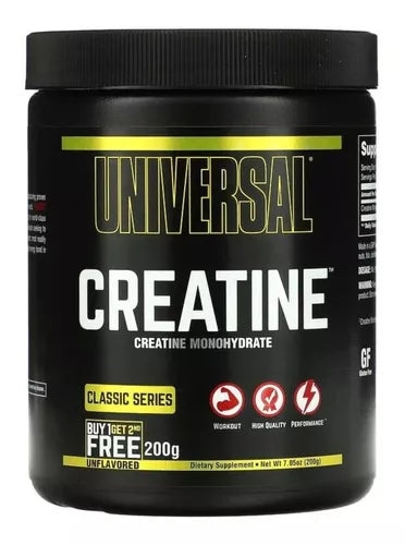 Creatina pura - Creatina monohidratada Universal Nutrition 200g