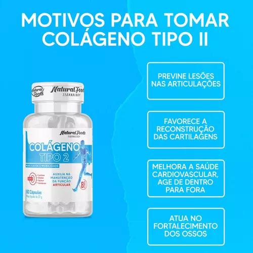 Colágeno tipo 2 + Vitaminas Rodillas y Articulación 60 caps - Clinical Labs