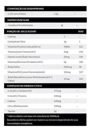 Pre Workout V9 PUMP 300g  - Shark Pro