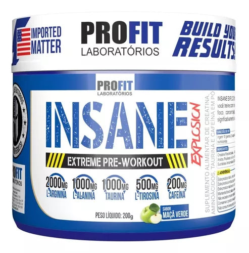 Pre Entreno INSANE 200g - Profit labs