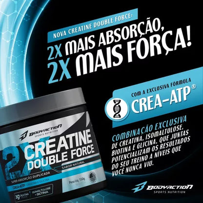 Creatina monohidratada Double Force 150g BodyAction