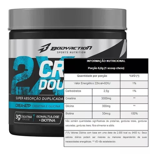 Creatina monohidratada Double Force 150g BodyAction